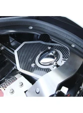 American Car Craft Carbon Fiber Shock Tower Covers w/Brushed Trim Chevrolet Corvette C8 HTC 2020-2024                                     - ACC-883210 - Image 2