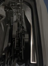 American Car Craft Carbon Fiber Hinge Dress-Up Plates w/Brushed Trim Chevrolet Corvette C8 HTC 2020-2024                                     - ACC-883214 - Image 3