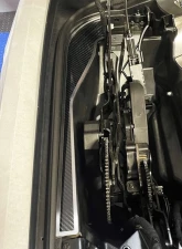 American Car Craft Carbon Fiber Hinge Dress-Up Plates w/Brushed Trim Chevrolet Corvette C8 HTC 2020-2024                                     - ACC-883214 - Image 4