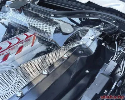 American Car Craft Stainless Steel Dress-up Engine Bolt Cover Kit Chevrolet Corvette C8 HTC 2020-2024 - ACC-883217