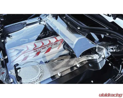 American Car Craft Stainless Steel Dress-up Engine Bolt Cover Kit Chevrolet Corvette C8 HTC 2020-2024 - ACC-883217