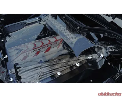 American Car Craft Stainless Steel Dress-up Engine Bolt Cover Kit Chevrolet Corvette C8 HTC 2020-2024 - ACC-883217