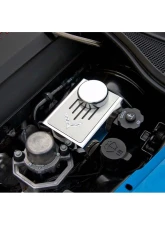American Car Craft Master Cylinder Cover Manual Polished Stainless - Black Solid Chevrolet Corvette C7 2014-2019                                     - ACC-053124-SBLK - Image 2