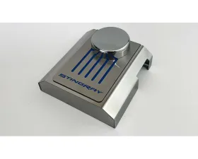 American Car Craft Master Cylinder Cover Manual Polished Stainless Dark Blue Solid Chevrolet Corvettes C7 2014-2019