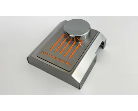 American Car Craft Master Cylinder Cover Manual Polished Stainless Orange Carbon Fiber Chevrolet Corvettes C7 2014-2019