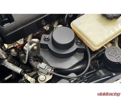 American Car Craft Vacuum Pump Actuator w/Cap -Powder Coated Black Textured Chevrolet Corvette C7 2014-2019 - ACC-053138