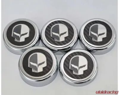 American Car Craft  Fluid Cap Covers Jake Style Real Carbon Fiber Automatic Transmission Chevrolet C7 Stingray 2014-2019 - ACC-053139