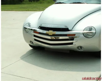 American Car Craft Grille Overlays Polished Front 3pc Chevrolet SSR 2003-2006 - ACC-512002