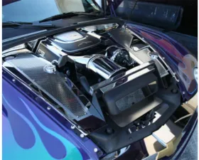 American Car Craft Fuel Rail Covers Carbon Fiber Deluxe Chevrolet SSR 2003-2004