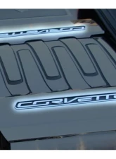 American Car Craft Lettering Fuel Rail Inserts Stainless Steel Chevrolet Corvette Stingray C7 2014-2019                                     - ACC-053024 - Image 3