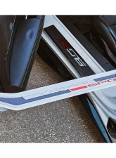 American Car Craft Door Prop Stainless w/ Real Carbon Fiber insert 'Grand Sport' Driver Side Only                                     - ACC-051037 - Image 2