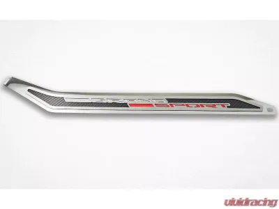 American Car Craft Door Prop Stainless w/ Real Carbon Fiber insert 'Grand Sport' Driver Side Only - ACC-051037