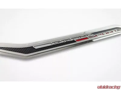 American Car Craft Door Prop Stainless w/ Real Carbon Fiber insert 'Grand Sport' Driver Side Only - ACC-051037