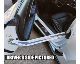 American Car Craft Door Prop Stainless w/ Real Carbon Fiber insert 'Grand Sport' Passenger Side Only