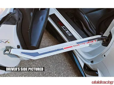 American Car Craft Door Prop Stainless w/ Real Carbon Fiber insert 'Grand Sport' Passenger Side Only - ACC-051038