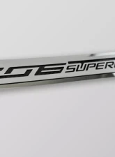 American Car Craft Stainless Door Prop w/ "Z06 Supercharged" Real Carbon Fiber Insert - Driver Side Chevrolet Corvette C7 2014-2019                                     - ACC-051039 - Image 2