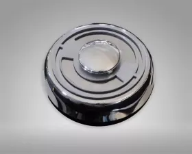 American Car Craft Executive Style Fluid Cap Cover - Triple Plated Chrome, ACC-053157