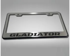 American Car Craft Tag Frame Powder Coated Black w/ 