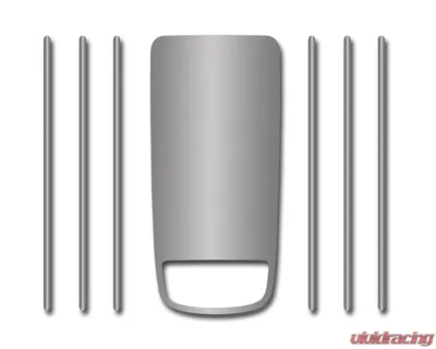 American Car Craft 12pc Brushed Stainless Steel Shroud Dress Up Kit Chrysler 300C | Dodge Charger/Magnum 2005-2010 - ACC-303001-B