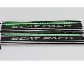 American Car Craft Carbon Fiber Polished Front Door Sills w/ 