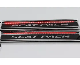 American Car Craft Carbon Fiber Polished Front Door Sills w/ 
