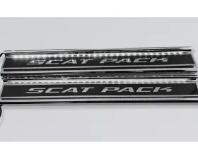American Car Craft Carbon Fiber Polished Front Door Sills w/ 