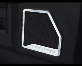 American Car Craft Front Inner Door Speaker Brushed Trim w/ 