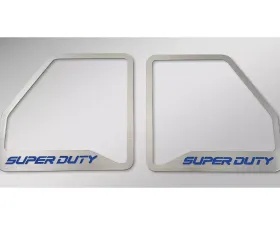 American Car Craft Ford Blue Brushed Front Inner Door Speaker Trim 