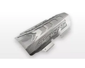 American Car Craft Brushed Stainless Replacement Engine Shroud w/ No Color Perforated Insert 