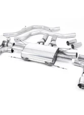 Milltek Front Pipe Back System Polished EC Approved Alfa Romeo Giulia 2.9 V6 2017-2022                                     - SSXAR12 - Image 2
