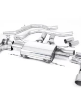 Milltek Front Pipe Back System Brushed Titanium EC Approved Alfa Romeo Giulia 2.9 V6 2017-2022                                     - SSXAR14 - Image 2