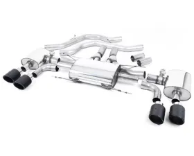 Milltek Front Pipe Back System Carbon Fibre EC Approved Alfa Romeo Giulia 2.9 V6 2017-2022