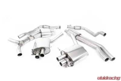 Milltek Cat-Back Resonated Titanium Oval Trims Audi RS5 B9 2.9 V6 2017-2023 - SSXAU809