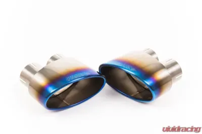 Milltek Cat-Back Resonated Burnt Titanium Oval Trims Audi RS5 B9 2.9 V6 2017-2023 - SSXAU810