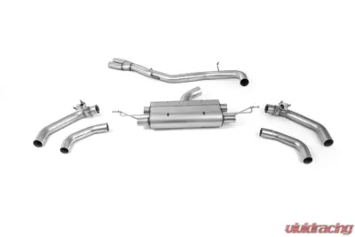 Milltek Back Exhaust System 80mm OPF Fits OE Tailpipes Audi RSQ3 2.5T Sportback | SUV 2020-2023 - SSXAU906