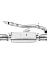 Milltek 80mm Cat-Back Non-Resonated (Louder) Carbon Trims Audi S3 2.0 Saloon | Sedan 2020-2023                                     - SSXAU936 - Image 2