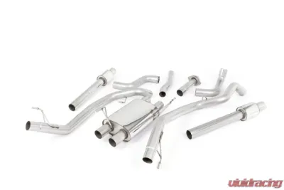 Milltek Cat-Back GT-115 Polished Trims Ford F150 Raptor 3.5 V6 EcoBoost Supercab 2018-2023 - SSXFD315