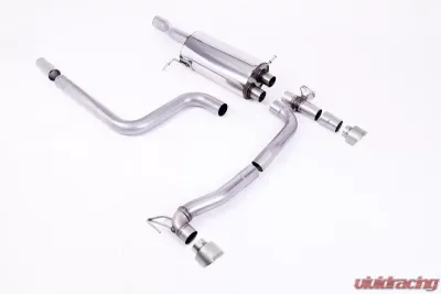 Milltek GPF Back System Maxton Designs Dual Outlet Titanium GT-100 Trims Ford Fiesta 2018-2020 - SSXFD358