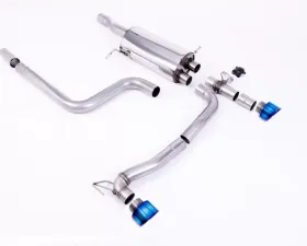Milltek GPF Back Maxton Designs Dual Outlet System Burnt Titanium GT-100 Trims Ford Fiesta 2020-2023
