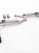 Milltek Cat Back System Valved Carbon JET-90 Trims Mercedes G63 (W463) 4.0 Bi-Turbo V8 2019-2023                                     - SSXMZ138 - Image 2