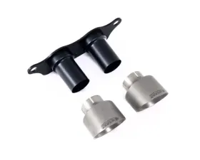 Milltek Tips GT-100 Brushed Titanium Trims Porsche 991.2 GT3 2020+
