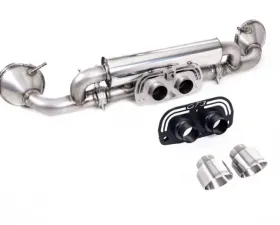 Milltek Rear Silencer Works PSE Valve Switch GT-100 Polished Trims Porsche 992 GT3 2022+