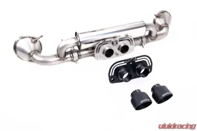 Milltek Rear Silencer Works PSE Valve Switch GT-100 Cerakote Black Trims Porsche 992 GT3 2022+ - SSXPO173
