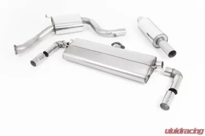 Milltek Cat-Back GPF/OPF Resonated Quad GT-80 Polished Trims Seat Leon Cupra 300 2.0 TSI 2018-2019 - SSXSE209