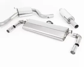 Milltek Cat-Back GPF/OPF Resonated Polished Ovals Seat Leon Cupra 300 2.0 TSI 2018-2019