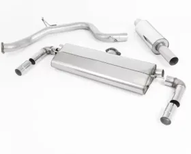 Milltek Cat-Back GPF/OPF Road+ Polished Ovals Seat Leon Cupra 300 2.0 TSI 2018-2019