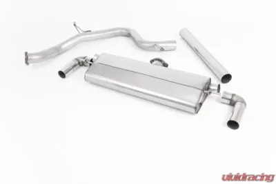 Milltek Cat-Back GPF/OPF Non-Resonated Dual Oval Trims Polished Seat Leon Cupra 290 2019-2020 - SSXSE217