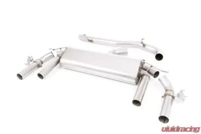 Milltek Cat-Back GPF/OPF Non-Resonated GT-100 Burnt Titanium Trims Seat Ateca Cupra 300 4Drive 2019-2023 - SSXSE221