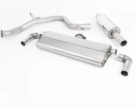 Milltek Cat-Back GPF/OPF Resonated Quad GT-80 Polished Seat Leon Cupra 290 2019-2020