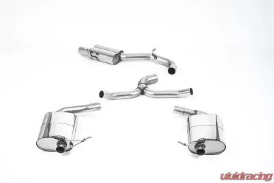 Milltek Cat-Back Cerakote Black Oval Tips EC Approved Seat Leon ST Cupra 300 4x4 2019-2020 - SSXSE233